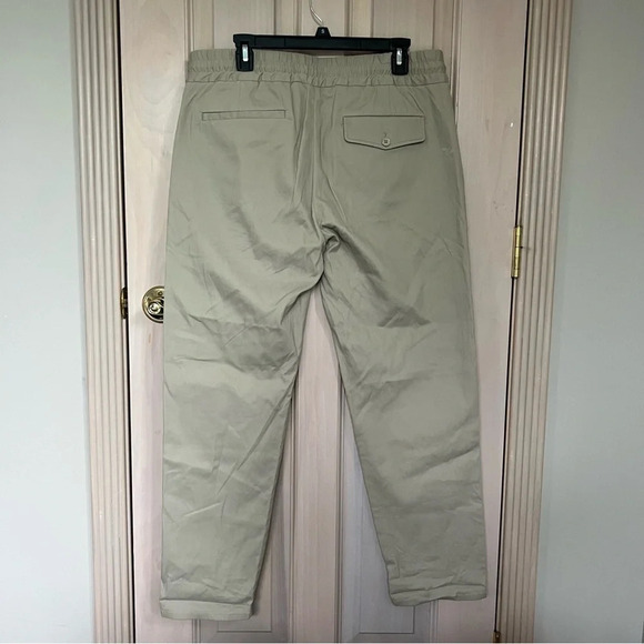 Baldwin BLDWN Tan Joggers Slim Fit Drawstring Damon Pants 9998 - Picture 4 of 12